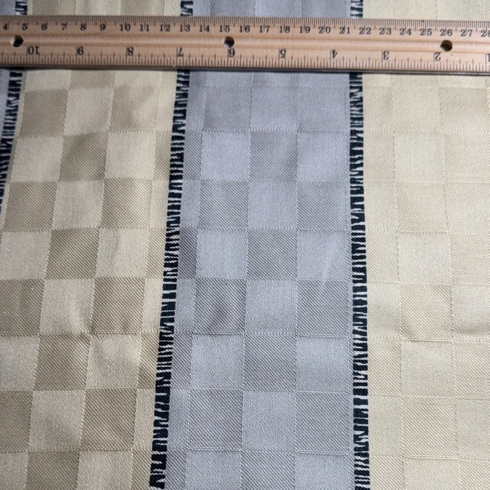 Striped Checkered Waverly decorator Fabric cotton 69” x 54”wide #456